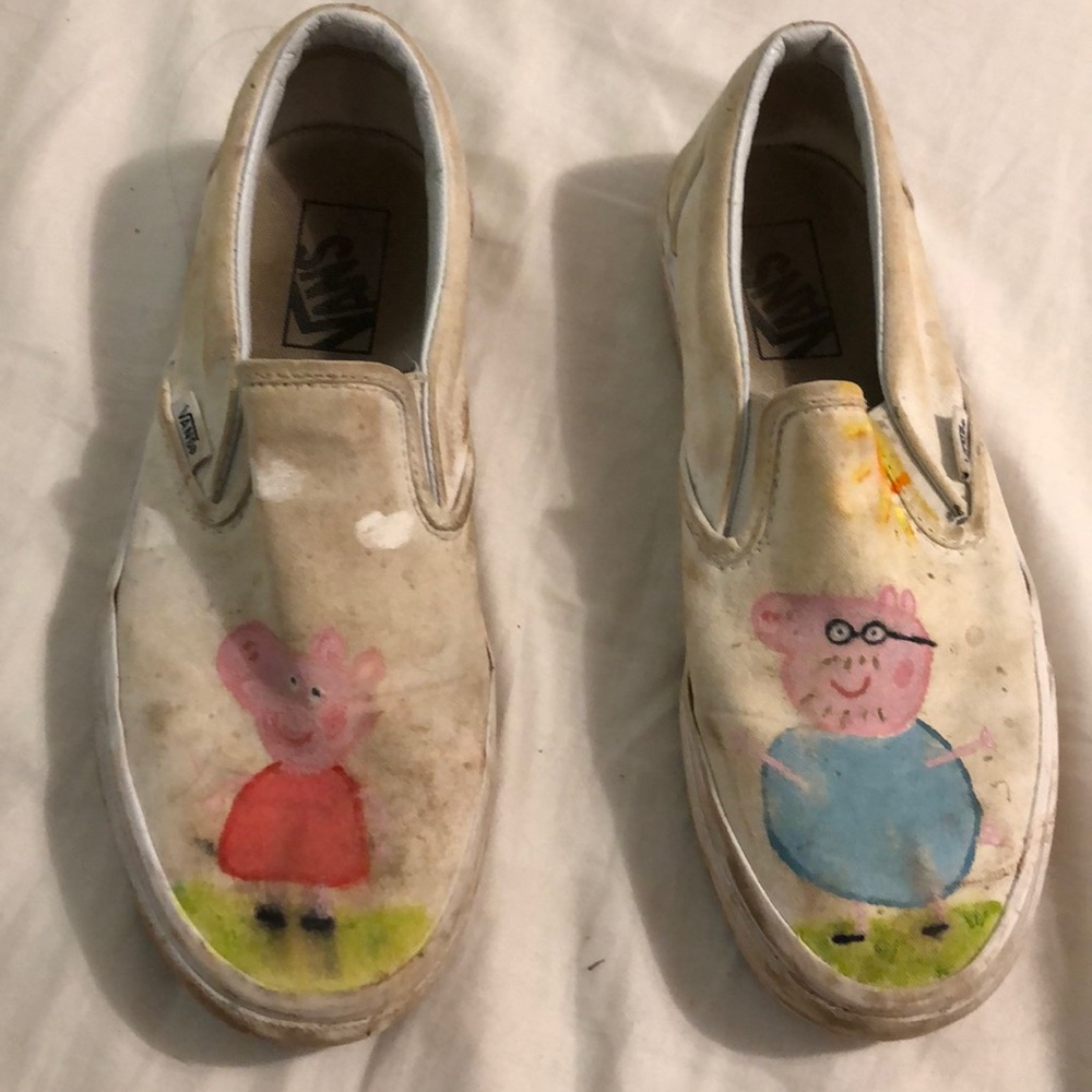 Very old pair of peppa pig vans